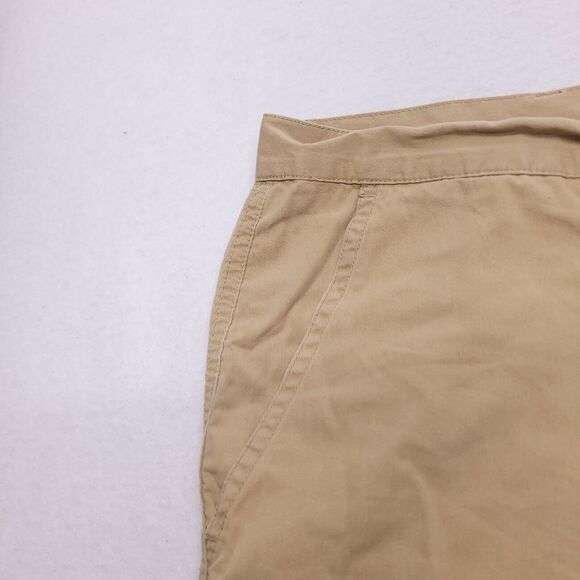 Columbia Casual Button Zip Light Wash Chino Shorts Mens Size 40 Beige - Picture 6 of 9